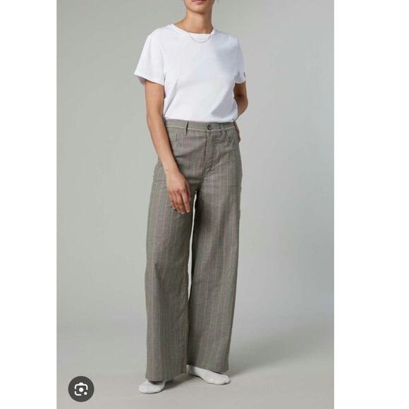 Striped Wide Leg Pants - Picture 2 of 15